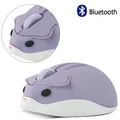 Cute 2.4G Wireless Bluetooth Mouse Mini Optical Silent Gaming Mice 3D Cartoon Hamster Mouse For PC