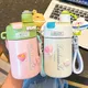 Cute Thermos Stainless Steel Vacuum Bottle Children's Thermos Teenage Girls Cute Thermos Portable