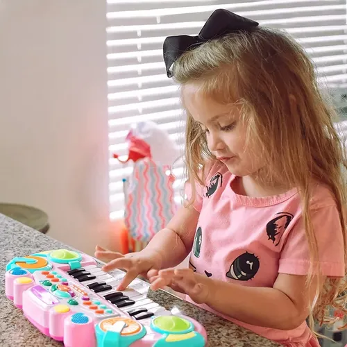 Kleinkind Klavier Spielzeug Tastatur 24 Tasten Spielzeug Klavier für Baby multifunktion ale Baby
