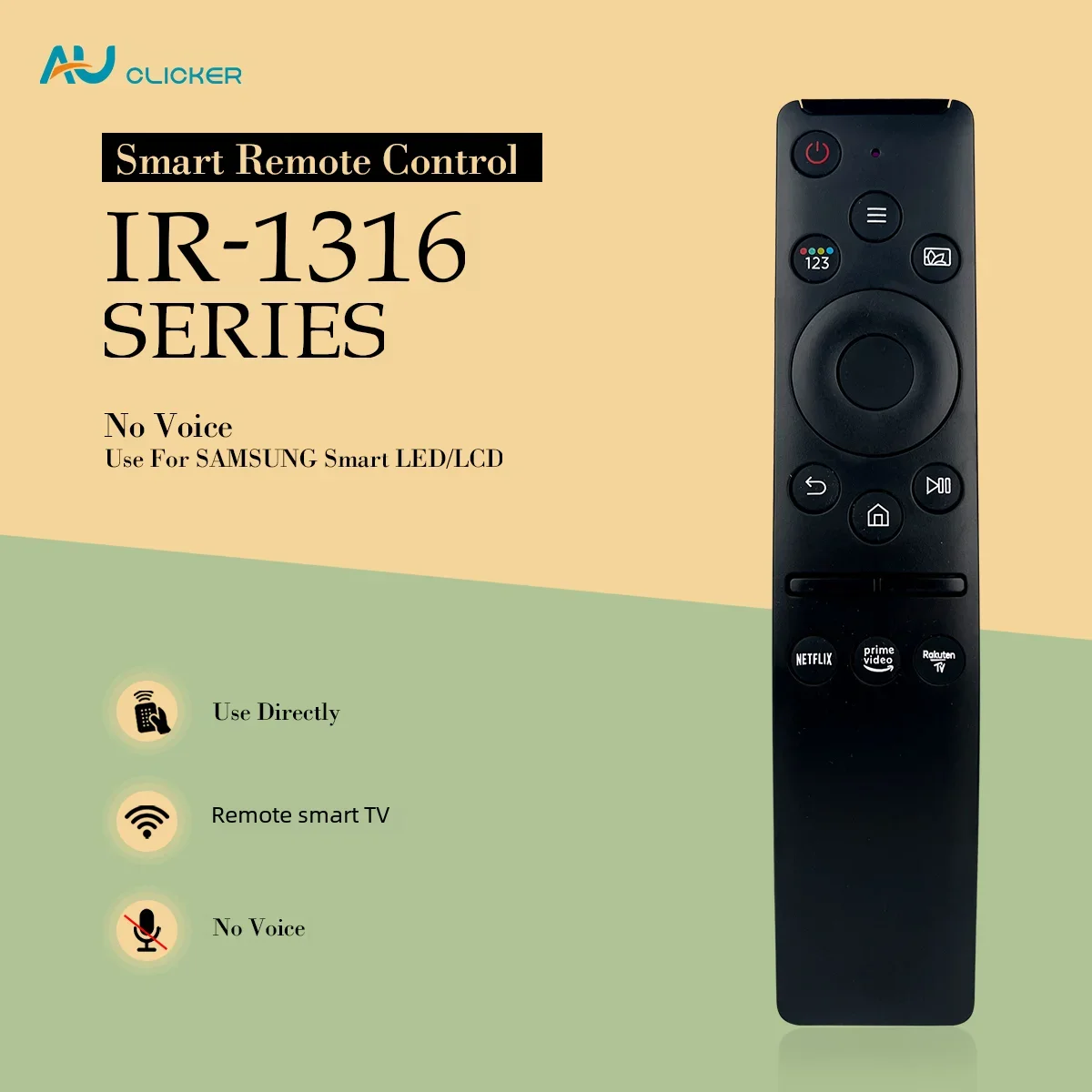 BN59-01330A Smart-Fernbedienung Ersatz für Samsung TV Universal BN59-01312A BN59-01329A BN59-01329B BN59-01330B Image