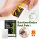 Detox Foot Patches Deep Cleansing Slimming Stress Relief Natural Bamboo Ginger Sticker Body Toxin
