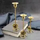 French-style Luxury Carved Iron Candlestick Metal Bar Ornaments Candlelight Dinner Candlestick Home