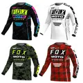 Men's BAT FOX MTB Jersey Mountain Bike Shirt Camiseta Motocross T-shirt Quick-Dry Downhill Bike