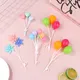 1Set 1:6 Dollhouse Miniature Colorful Balloon Windmills Round Heart-shaped Balloon Ornament Home