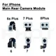 100% getestete original hintere Haupt kamera für iPhone 5 6 6 plus 6s 6s plus 7 7 plus 8 8 plus
