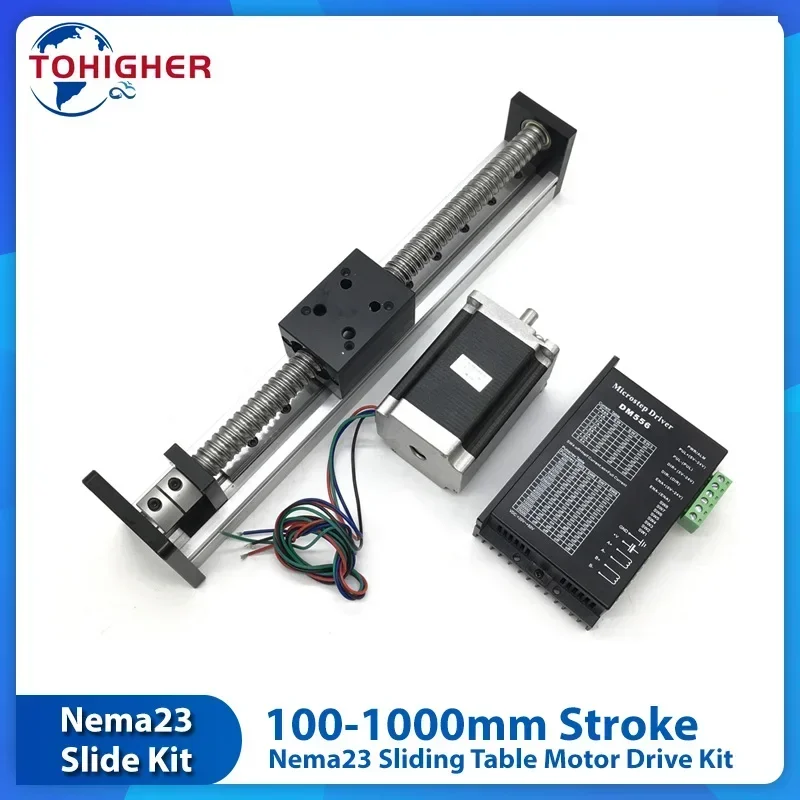 Nema23 Schiebe tisch Motorantrieb ssatz Linear führungs schiene Bühne sfu1204/1605/1610 cnc Hands chieber motorisierte Kugel umlaufs pindel Linear führung Image