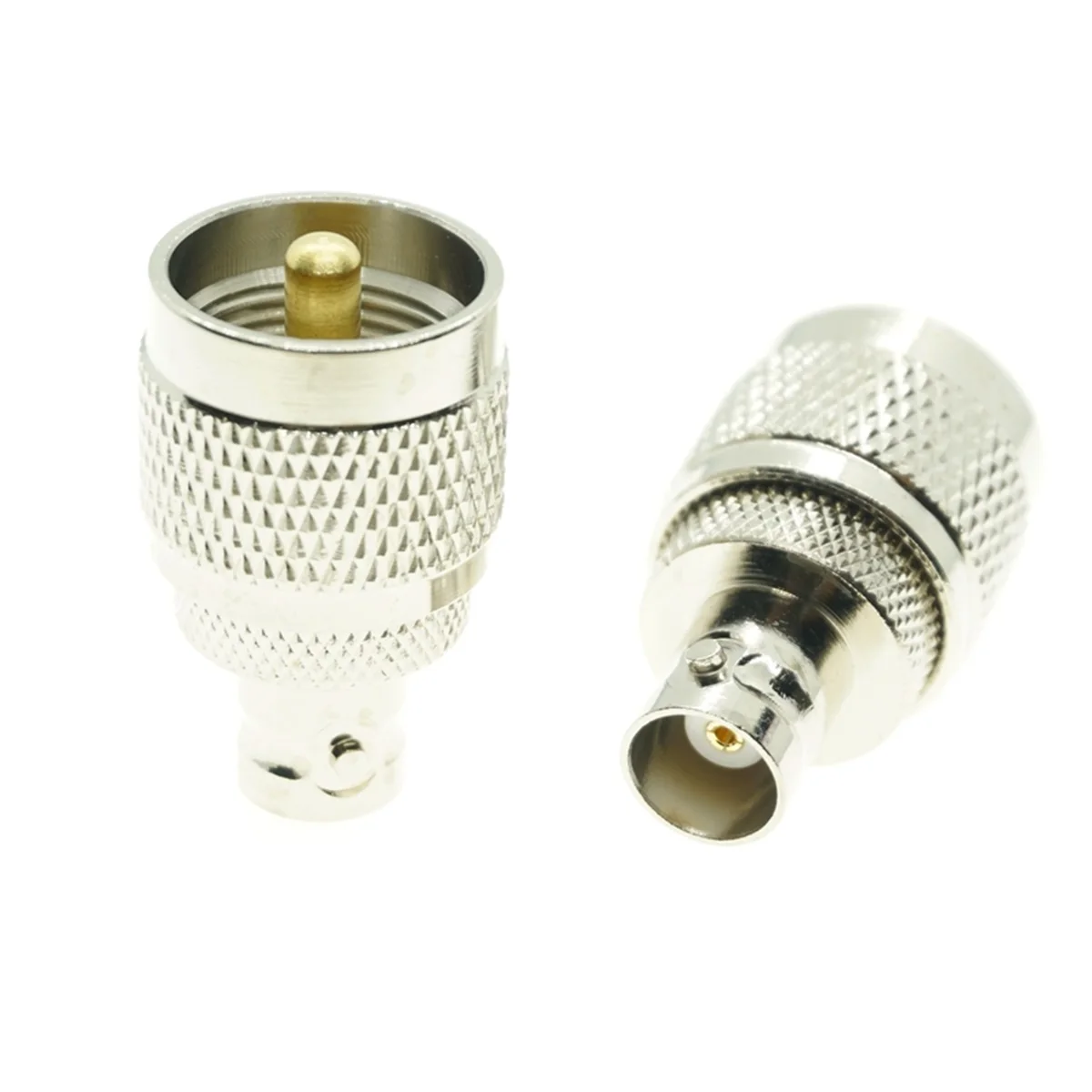 1PCS Neue BNC weibliche jack Zu PL259 UHF PL-259 stecker Stecker RF Coax Koaxial Adapter Image