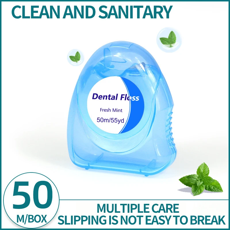 Minze Zahnseide Rolle Haushalts Zahnseide separate Verpackung saubere Lücke schlanke Haushalts packung Einweg Zahnseide Linie Image