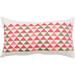 Safavieh Geo Mountain Linen Lumbar Pillow /Down/Feather/Linen | 12 H x 20 W x 2.5 D in | Wayfair DEC314B-1220-SET2