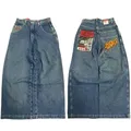 Y2K uomo JNCO Jeans larghi Hip Hop ricamato jeans vintage di alta qualità Harajuku streetwear Goth