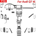 Für Audi Q7 2007-2015 Carbon Fiber Lenkrad Air Outlet Getriebe Shift Fenster Lift Trim Abdeckung