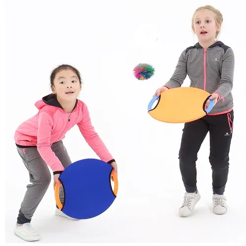 Eltern-Kind-Spielzeug Zwei-Spieler interaktives werfen und fangen Ballspiel Kinder im Freien Spaß