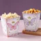 Rosa Lila Schmetterling Popcorn Box Candy Box Schmetterling Geburtstag Party Dekor Kinder Mädchen Hochzeit Geburtstag Party Supplies Baby Dusche