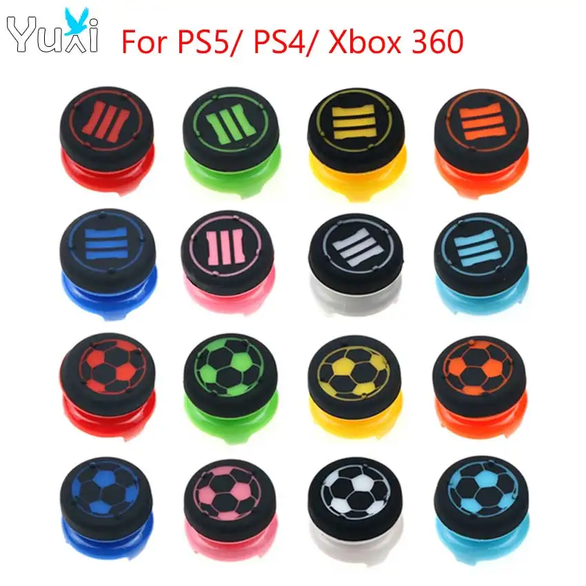 Yuxi 2 stücke für ps5 ps4 switch pro controller joystick kappen erhöhte daumen griff stick joystick extender kappe für xbox 360 gamepad Image