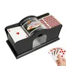 Poker Card Shuffler Mixer automatico a manovella per carte a manovella 2 mazzi di porta carte