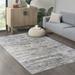 Blue/Gray 0.5 in Area Rug - Madison Park Harley Abstract Area Rug Polyester/Polypropylene | 0.5 D in | Wayfair MP35-7584