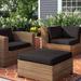 Sol 72 Outdoor™ Rochford Outdoor Seat/Back Cushion Acrylic in Black | 4 H in | Wayfair 7D4A7DA2542E4E7AB5FD09DFA644F421