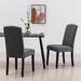 Red Barrel Studio® Side Chair Upholstered/Fabric in Gray | 39 H x 17 W x 23.5 D in | Wayfair FA6456548C5A46F8991BE2DEE4DED38C