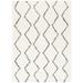 White 24 x 1.38 in Area Rug - Mistana™ Shiloh Geometric Medium Gray/Area Rug Polyester/Polypropylene | 24 W x 1.38 D in | Wayfair
