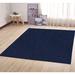 Blue/Navy 72 x 72 x 0.31 in Area Rug - Ebern Designs Amorim Navy Indoor/Outdoor Area Rug, Polypropylene | 72 H x 72 W x 0.31 D in | Wayfair