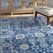 Blue/White 90 x 0.5 in Area Rug - Birch Lane™ Cece Oriental Handmade Tufted Wool Area Rug Wool | 90 W x 0.5 D in | Wayfair BGRS4667 44378508