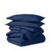 Bare Home Ultra-Soft All Season Comforter Set Polyester/Polyfill/Microfiber in Blue | Queen Comforter + 2 Standard Shams | Wayfair 812228031670