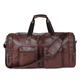 OCCIENTEC Gym Duffle Bag Leather Weekend Overnight Bag for Men and Women Travel Holdall Duffle Bag Universal（Brown,42L