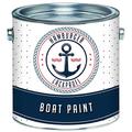 Hamburger Lack-Profi Glossy boat paint for wood and metal, blue grey, RAL 7031, grey, yacht paint, yacht paint, boat colour (1 litre).