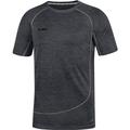 JAKO Herren T-Shirt Active Basics, Größe S in schwarz meliert