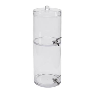 American Metalcraft JUICE6 6 1/8 gal Beverage Dispenser - Polycarbonate, No Base, Clear