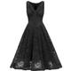 50er Jahre Cocktailkleid Vintage Kleid Kleid Schlagkleid Damen Spitze Maskerade Party / Abendkleid