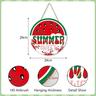 1pc summer watermelon hanging door sign watermelon door hanger wood welcome sign for front door home hanging door plaque sign summer front door crown wall window decor