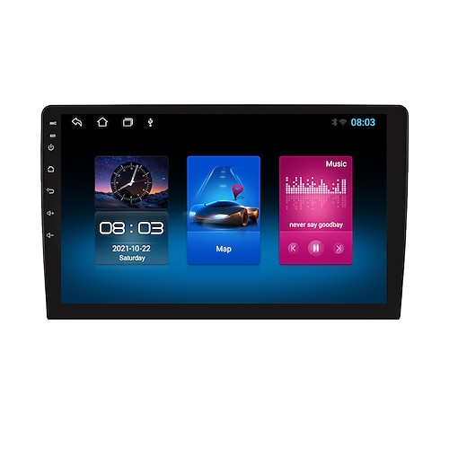 Android 12 2 din per autoradio universale lettore multimediale navigazione gps car audio unità di testa stereo altoparlanti da 10.1 pollici wifi
