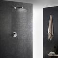set combinato di rubinetti per doccia a scomparsa soffione doccia da 12 , miscelatore per sistema doccia con soffione a pioggia con valvola ruvida, vasca da bagno a parete e kit di finiture per doccia vasca da bagno