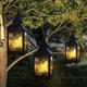 outdoor led pianta solare luci stella retro lanterna luce di notte impermeabile appeso lampada solare per giardino terrazza festa di nozze vacanza al mare festa cortile esterno decorazione 1pc