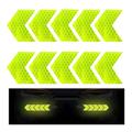 10 pz/set auto colori assortiti adesivo autoadesivo riflettente freccia segno nastro