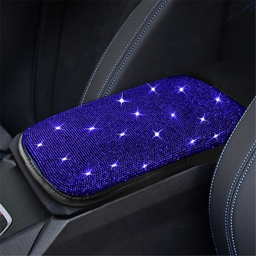 bling bling copertura del bracciolo dell'auto lustro cristallo copertura della console centrale dell'auto protezione universale per braccioli per auto imbottiture per cuscini accessori per
