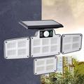 luci esterne a led di sicurezza 120/168/228 led bead outdoor lampada da parete con telecomando solare led body sensing lampada da giardino lampada da garage domestica illuminazione stradale lampada