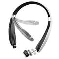 Cuffie Bluetooth Pieghevoli Leggere Cuffie Bluetooth Retrattili per Sport ed Esercizio Riduzione del Rumore Stereo Neckband Cuffie Wireless