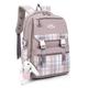 zaino scuola bookbag cartone animato reticolo per studenti ragazzi ragazze multifunzione resistente all'acqua borsa da scuola in tessuto oxford di grande capacità zaino zaino cartella 21,19 pollici,