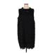 Marina Rinaldi Cocktail Dress - Sweater Dress: Black Marled Dresses - Women's Size 16