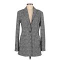 Ann Taylor LOFT Blazer Jacket: Gray Jackets & Outerwear - Women's Size 6