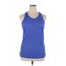 Nike Active Tank Top: Blue Activewear - Women's Size X-Large