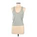 Athleta Active Tank Top: Gray Activewear - Women's Size Medium