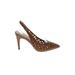 Diane von Furstenberg Heels: Brown Shoes - Women's Size 7 1/2