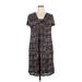 212 Collection Casual Dress - Shift Square Short sleeves: Black Dresses - Women's Size X-Large