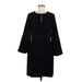 Ann Taylor Casual Dress - Sweater Dress: Black Dresses - New - Women's Size 8 Petite