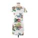 French Connection Casual Dress: White Print Dresses - Women's Size 6