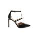 Nine West Heels: Pumps Stiletto Party Black Solid Shoes - Women's Size 9 1/2 - Pointed Toe