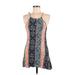 Full Tilt Casual Dress: Blue Aztec or Tribal Print Dresses - Women's Size Medium